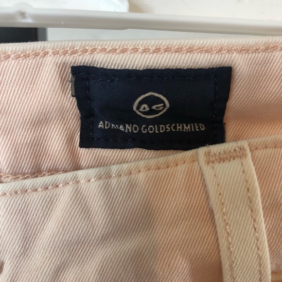 AG Adriano Goldschmied Triston Tailored Trouser Size 27R Pigment Pink #i6 - Picture 9 of 10